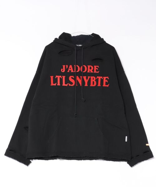 Little sunny bite(リトルサニーバイト)の「【Little Sunny Bite】Jadore LSB hoodie(パーカー・レディース・ブラック・SMALL)」の1枚目の写真