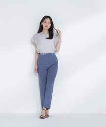 NATURAL BEAUTY BASIC | 【Oggi5月号掲載】◇<骨格ストレート>メタルポイントアンクルパンツ(その他パンツ)