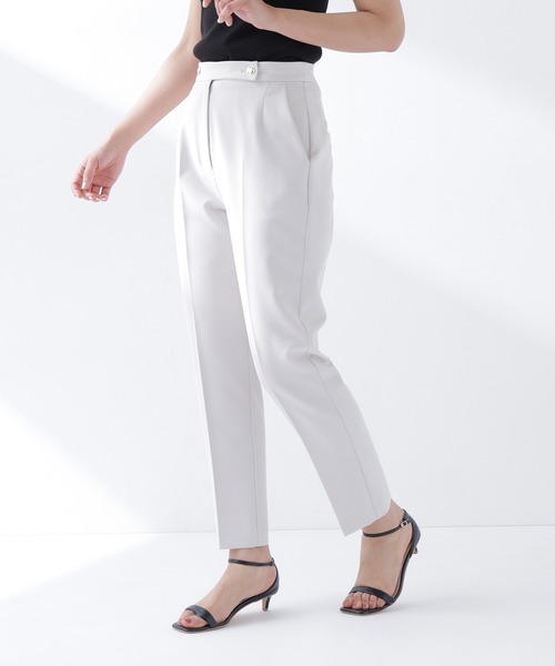 NATURAL BEAUTY BASIC(ナチュラルビューティーベーシック)の「【Oggi5月号掲載】◇<骨格ストレート>メタルポイントアンクルパンツ(その他パンツ・レディース・ダークブルー/ブラック/グレイッシュベージュ・MEDIUM/P/S)」の16枚目の写真