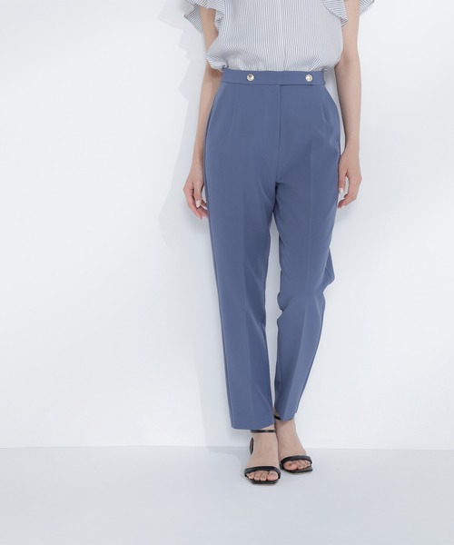 NATURAL BEAUTY BASIC(ナチュラルビューティーベーシック)の「【Oggi5月号掲載】◇<骨格ストレート>メタルポイントアンクルパンツ(その他パンツ・レディース・ダークブルー/ブラック/グレイッシュベージュ・MEDIUM/P/S)」の18枚目の写真