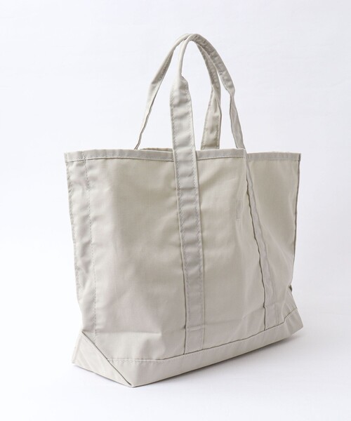 DANTON(ダントン)の「【DANTON】MONTORGUEIL A4収納可 折りたたみ ポリエステル×コットン キャンバストートバッグ 26SS(トートバッグ・メンズ・グレー/ブラック/サックスブルー/アイボリー・FREE)」の9枚目の写真