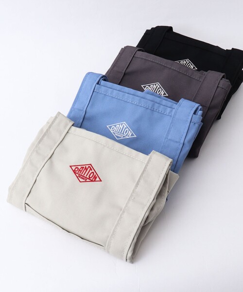 DANTON(ダントン)の「【DANTON】MONTORGUEIL A4収納可 折りたたみ ポリエステル×コットン キャンバストートバッグ 26SS(トートバッグ・メンズ・グレー/ブラック/サックスブルー/アイボリー・FREE)」の16枚目の写真