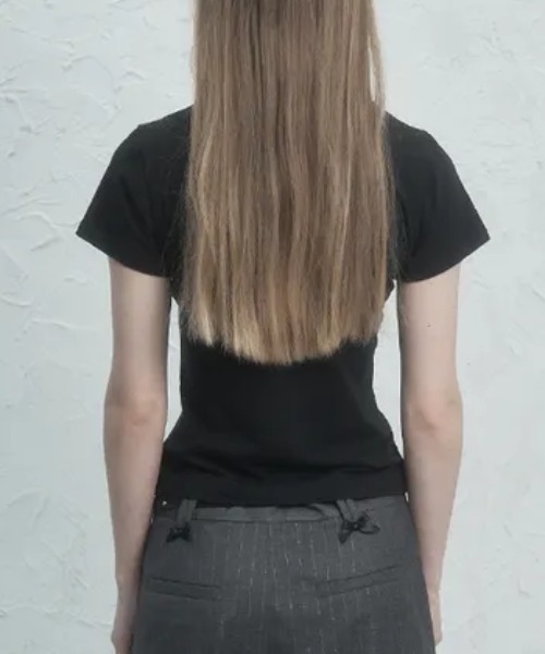 Ada.(エイダ)の「◇SETUPEXE◇ブランド直輸入正規品/ドリーム ピアス トップ DREAM PIERCING TOP(Tシャツ/カットソー・レディース・ホワイト/イエロー/ブラック・FREE)」の14枚目の写真