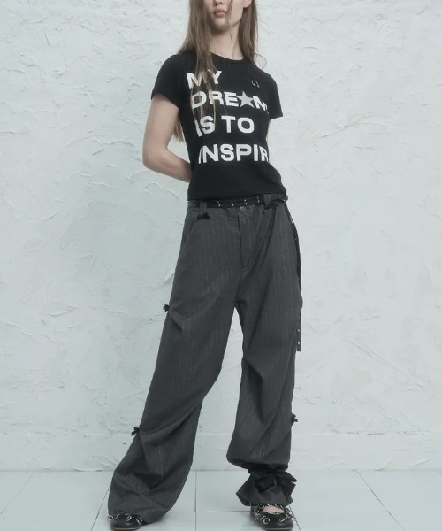 Ada.(エイダ)の「◇SETUPEXE◇ブランド直輸入正規品/ドリーム ピアス トップ DREAM PIERCING TOP(Tシャツ/カットソー・レディース・ホワイト/イエロー/ブラック・FREE)」の11枚目の写真