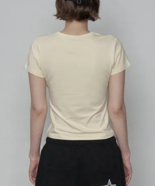 Ada.(エイダ)の「◇SETUPEXE◇ブランド直輸入正規品/ドリーム ピアス トップ DREAM PIERCING TOP(Tシャツ/カットソー・レディース・ホワイト/イエロー/ブラック・FREE)」の17枚目の写真