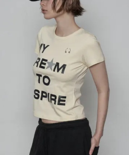 Ada.(エイダ)の「◇SETUPEXE◇ブランド直輸入正規品/ドリーム ピアス トップ DREAM PIERCING TOP(Tシャツ/カットソー・レディース・ホワイト/イエロー/ブラック・FREE)」の16枚目の写真
