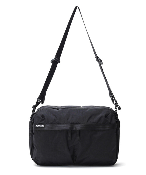 CHROME（クローム）の「［ CHROME / クローム ］PAC SHOULDER 12L BCNL_BLACK CRINKLE / パック ショルダー 12リットル ブラック クリンクル 耐水 12L ショルダーバッグ（ショルダーバッグ・メンズ・ブラック・FREE）」の3枚目の写真