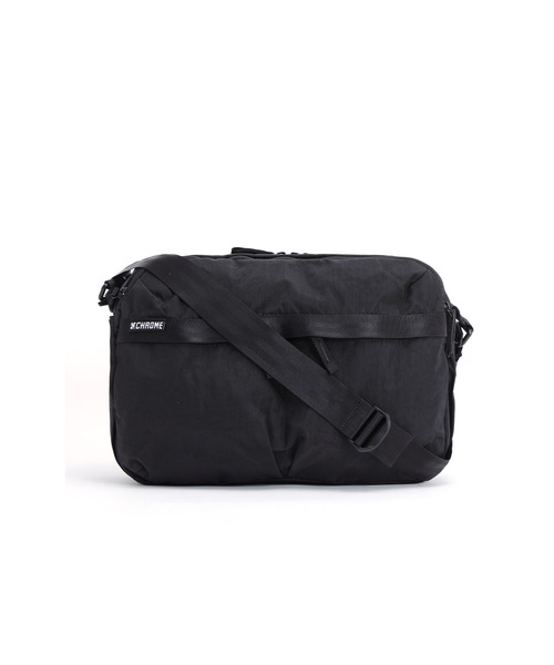 CHROME（クローム）の「［ CHROME / クローム ］PAC SHOULDER 12L BCNL_BLACK CRINKLE / パック ショルダー 12リットル ブラック クリンクル 耐水 12L ショルダーバッグ（ショルダーバッグ・メンズ・ブラック・FREE）」の9枚目の写真
