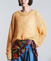 ROSE BUD | (mici)MESH KNIT PULLOVER(ニット/セーター)