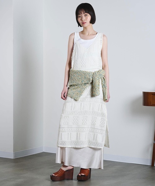 ROSE BUD（ローズバッド）の「(mici)MESH KNIT PULLOVER（ニット/セーター・レディース・ライトブルー/オレンジ・ONE SIZE）」の13枚目の写真