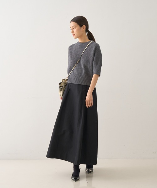 DESIGNWORKS（デザインワークス）の「ウールカシミヤショートスリーブニット（ニット/セーター・レディース・キャメル・38）」の15枚目の写真