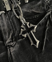 WESTSEA（ウエストシー）の「クロスモチーフ キーホルダー キーフック ウォレットチェーン風（キーホルダー）」