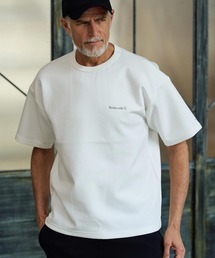 Maison code 13（メゾンコードサーティーン）の「mt10346-cardboard knit tee カットソー(M26S-23)（Tシャツ/カットソー）」