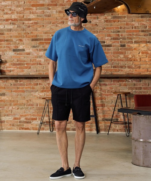 Maison code 13(メゾンコードサーティーン)の「mt10346-cardboard knit tee カットソー(M26S-23)(Tシャツ/カットソー・メンズ・オフホワイト/ブルー/ブラック・S/M/L/XL)」の7枚目の写真