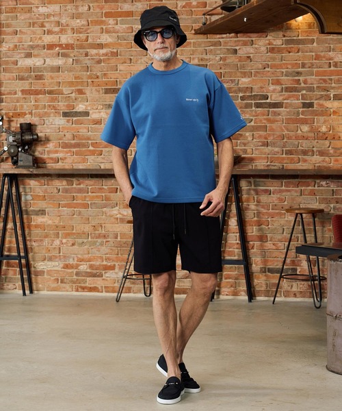 Maison code 13(メゾンコードサーティーン)の「mt10346-cardboard knit tee カットソー(M26S-23)(Tシャツ/カットソー・メンズ・オフホワイト/ブルー/ブラック・S/M/L/XL)」の8枚目の写真