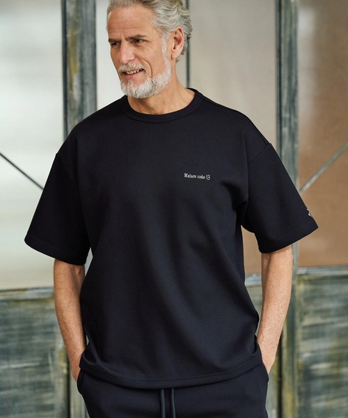 Maison code 13(メゾンコードサーティーン)の「mt10346-cardboard knit tee カットソー(M26S-23)(Tシャツ/カットソー・メンズ・オフホワイト/ブルー/ブラック・S/M/L/XL)」の15枚目の写真