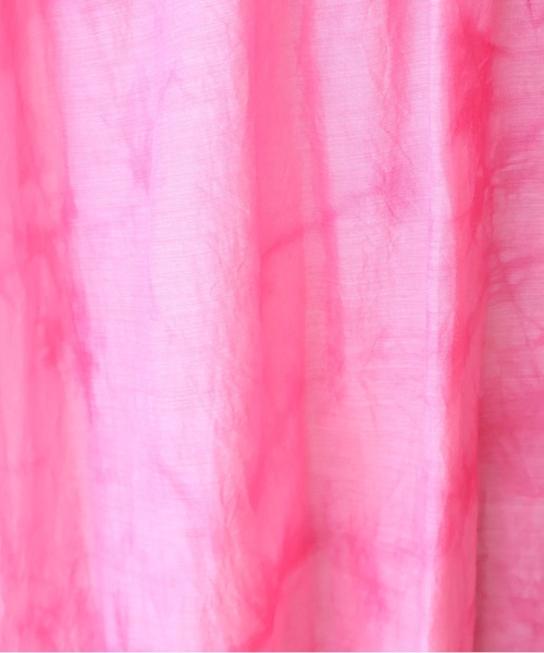 yuni(ユニ )の「100/1cotton cupla diffused dye 2way gather shirt one-piece(ワンピース・レディース・ピンク/ブルー・FREE)」の6枚目の写真