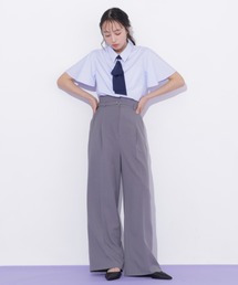 〈セットアップ対応〉サマーツイルワイドパンツ