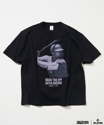 FREAK'S STORE（フリークスストア）の「MLB PLAYERS× RYNO SPORTS ×FREAK’S STORE 別注 【SUZUKI】CLOSE UP PHOTO TEE（Tシャツ/カットソー）」