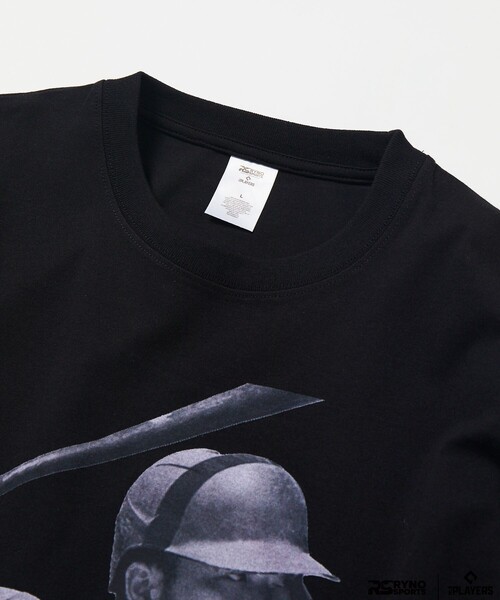 FREAK'S STORE(フリークスストア)の「MLB PLAYERS× RYNO SPORTS ×FREAK’S STORE 別注 【SUZUKI】CLOSE UP PHOTO TEE(Tシャツ/カットソー・メンズ・ブラック/ホワイト・MEDIUM/LARGE/SMALL/ONE SIZE)」の3枚目の写真