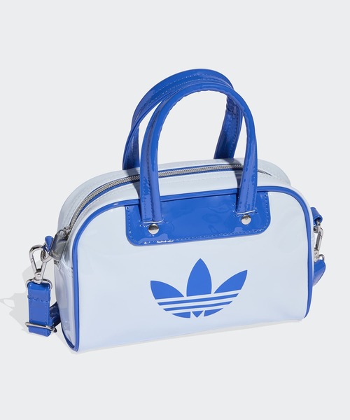 adidas(アディダス)の「adidas/アディダス アディカラー ミニボウリングバッグ 配色 バイカラー パイピング 2way エナメルバッグ 秋 秋服 2026年秋冬(ショルダーバッグ・レディース・ベージュ/ブルー/ブラック/インディゴブルー・FREE)」の10枚目の写真