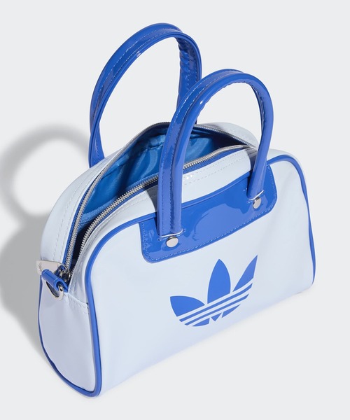 adidas(アディダス)の「adidas/アディダス アディカラー ミニボウリングバッグ 配色 バイカラー パイピング 2way エナメルバッグ 秋 秋服 2026年秋冬(ショルダーバッグ・レディース・ベージュ/ブルー/ブラック/インディゴブルー・FREE)」の12枚目の写真