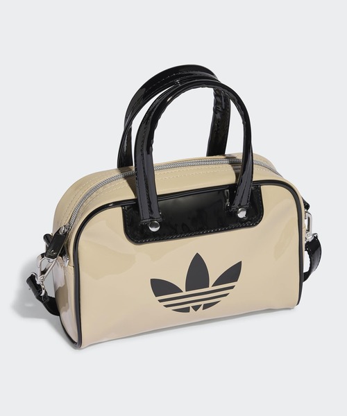 adidas(アディダス)の「adidas/アディダス アディカラー ミニボウリングバッグ 配色 バイカラー パイピング 2way エナメルバッグ 秋 秋服 2026年秋冬(ショルダーバッグ・レディース・ベージュ/ブルー/ブラック/インディゴブルー・FREE)」の5枚目の写真