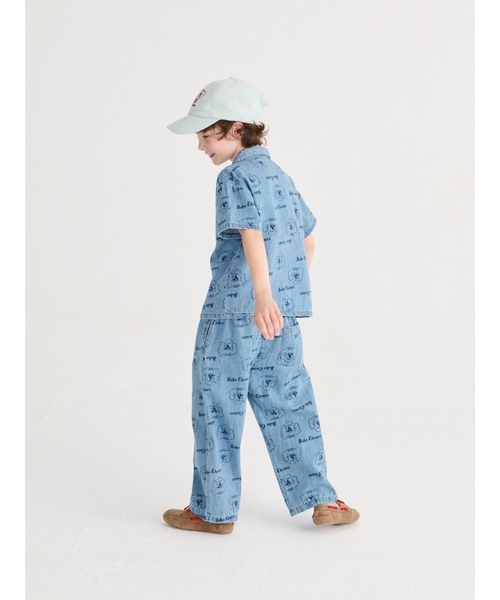 BOBO CHOSES(ボボショーズ)の「Pickles The Dog denim cap(キャップ・キッズ・ライトブルー・HEAD52/HEAD54)」の11枚目の写真
