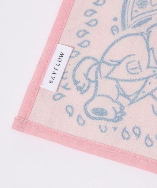 BAYFLOW（ベイフロー）の「【THE MAX SHOW!】バンダナ45×45（バンダナ/スカーフ・レディース・イエロー/ブルー/ピンク/グリーン・0）」の13枚目の写真