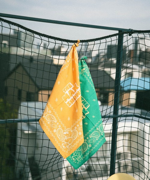 BAYFLOW（ベイフロー）の「【THE MAX SHOW!】バンダナ45×45（バンダナ/スカーフ・レディース・イエロー/ブルー/ピンク/グリーン・0）」の15枚目の写真