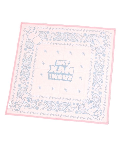 BAYFLOW（ベイフロー）の「【THE MAX SHOW!】バンダナ45×45（バンダナ/スカーフ・レディース・イエロー/ブルー/ピンク/グリーン・0）」の20枚目の写真