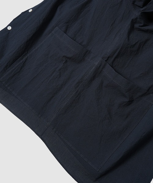 DIGAWEL（ディガウェル）の「Side pocket S/S shirt（シャツ/ブラウス・メンズ・ネイビー/ホワイト/グリーン・2）」の5枚目の写真