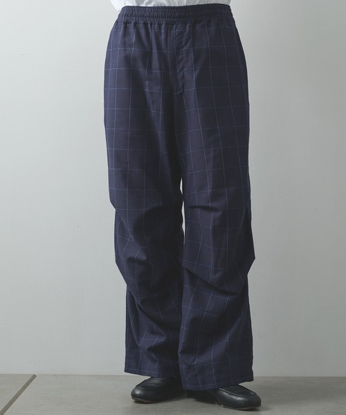 MATSUFUJI(マツフジ)の「【MATSUFUJI/マツフジ】別注 Wide Cargo Trousers(カーゴパンツ・メンズ・ブラウン/その他17/ダークブルー/レッド/グリーン・3/2)」の5枚目の写真