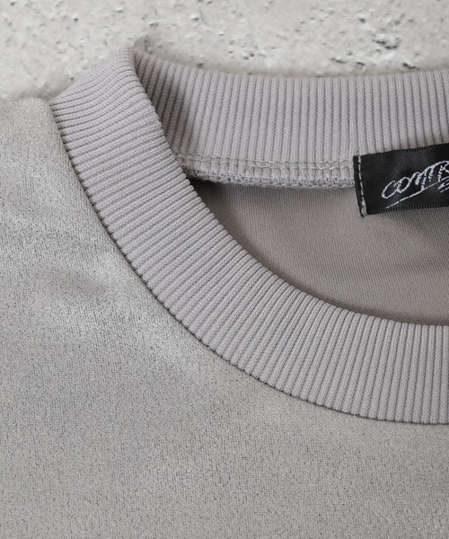 FUNALIVE(ファンアライブ)の「スウェードタッチダンボール ネコバラ刺繍 半袖Tシャツ(Tシャツ/カットソー・メンズ・ブラック/オフホワイト/グレー・M/L)」の9枚目の写真