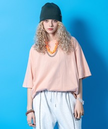 a.p.o.v. 短丈バランスオーバーサイズTシャツ