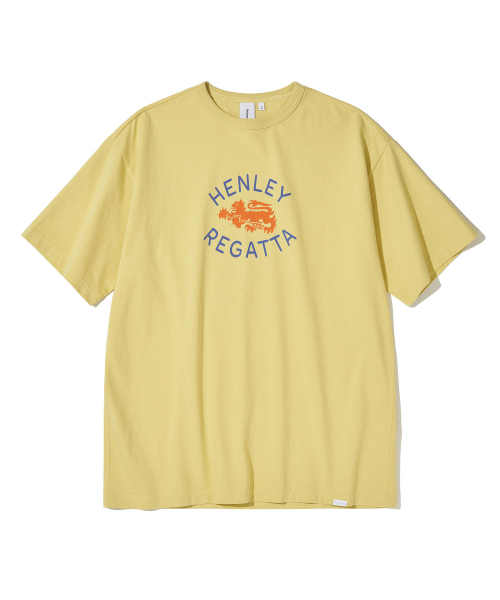 URBANDTYPE(アーバンディタイプ)の「ヘンリーレガタTシャツ_ヴィンテージイエロー(Tシャツ/カットソー・レディース・その他・SMALL/MEDIUM/LARGE/X-LARGE)」の2枚目の写真