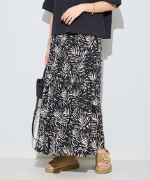 journal standard L'essage | 別注【LUSANA / ルサーナ】RUFFLE TIRED MAXI SKIRT：スカート(スカート)