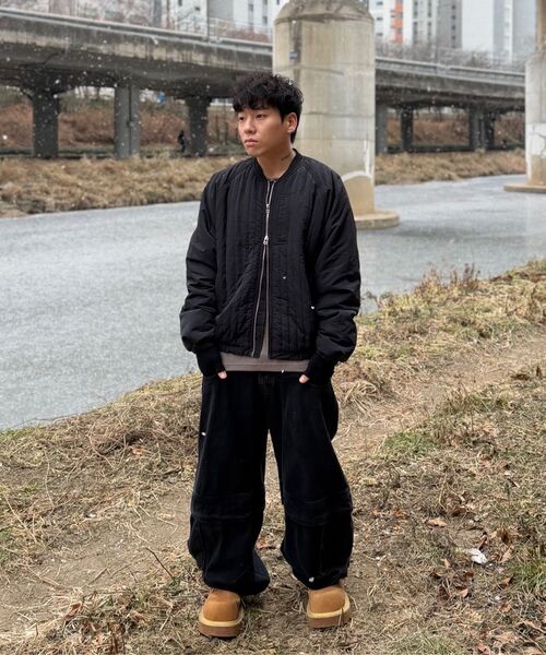 NOUN(ノウン)の「quilted jumper (black)(ブルゾン・メンズ・その他・1/2)」の3枚目の写真