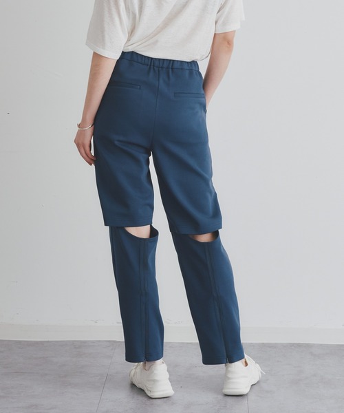 Muel Chic(ミュエルシック)の「Mild sweat pants マイルドスウェットパンツ(スウェットパンツ・レディース・ネイビー/グレー/アイボリー/ブラック・MEDIUM/SMALL)」の1枚目の写真