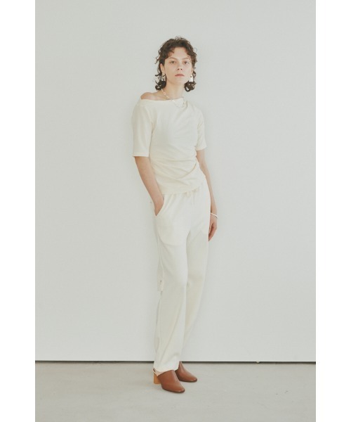 Muel Chic(ミュエルシック)の「Mild sweat pants マイルドスウェットパンツ(スウェットパンツ・レディース・ネイビー/グレー/アイボリー/ブラック・MEDIUM/SMALL)」の16枚目の写真
