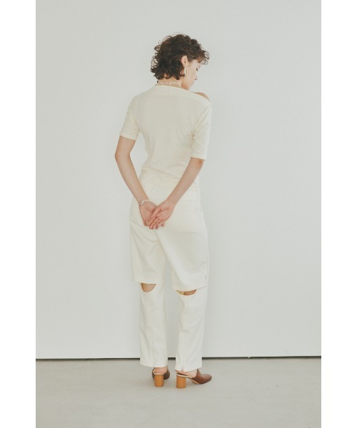 Muel Chic(ミュエルシック)の「Mild sweat pants マイルドスウェットパンツ(スウェットパンツ・レディース・ネイビー/グレー/アイボリー/ブラック・MEDIUM/SMALL)」の15枚目の写真