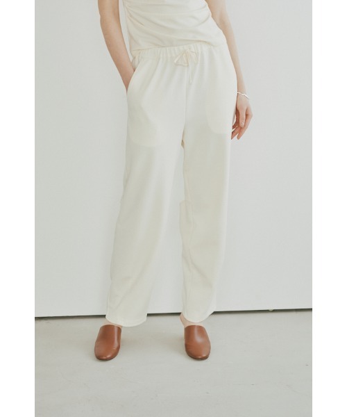 Muel Chic(ミュエルシック)の「Mild sweat pants マイルドスウェットパンツ(スウェットパンツ・レディース・ネイビー/グレー/アイボリー/ブラック・MEDIUM/SMALL)」の12枚目の写真