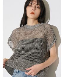 ELENDEEK | メランジメッシュニット(ニット/セーター)