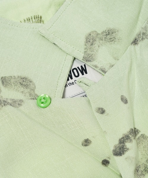 BOW WOW(バウワウ)の「HANDPRINT SS SHIRT AGED(シャツ/ブラウス・メンズ・ライトグリーン・L/XL)」の3枚目の写真