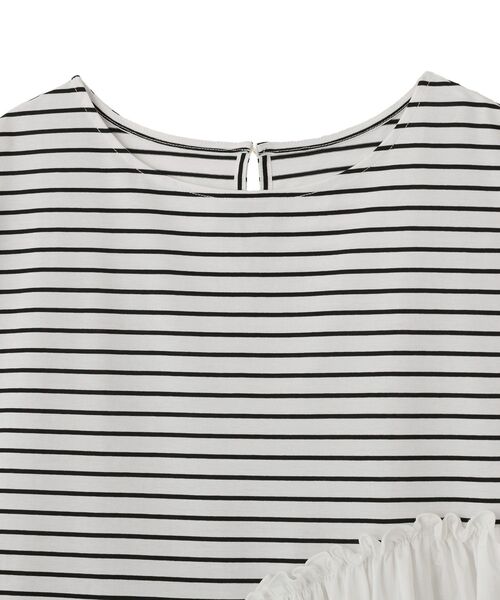 YECCA VECCA（イェッカヴェッカ）の「アシメペプラムカットソー（Tシャツ/カットソー・レディース・ブラック/その他7/オフホワイト・FREE）」の8枚目の写真