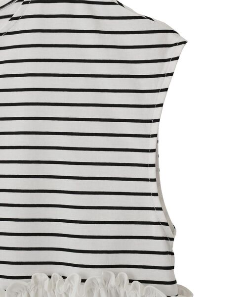 YECCA VECCA（イェッカヴェッカ）の「アシメペプラムカットソー（Tシャツ/カットソー・レディース・ブラック/その他7/オフホワイト・FREE）」の9枚目の写真