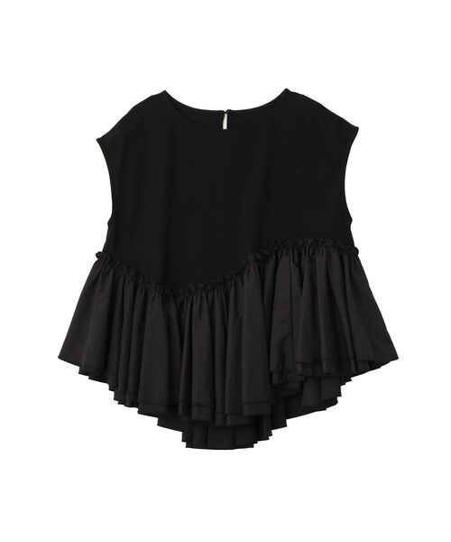 YECCA VECCA（イェッカヴェッカ）の「アシメペプラムカットソー（Tシャツ/カットソー・レディース・ブラック/その他7/オフホワイト・FREE）」の17枚目の写真