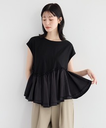 アシメペプラムカットソー