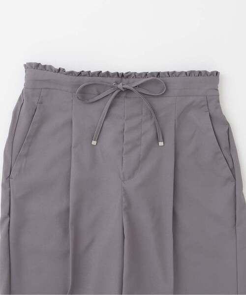 petit main LIEN（プティマインリアン）の「ワイドストレートイージーパンツ（その他パンツ・レディース・グレー/ダークブラウン/ベージュ・F）」の5枚目の写真