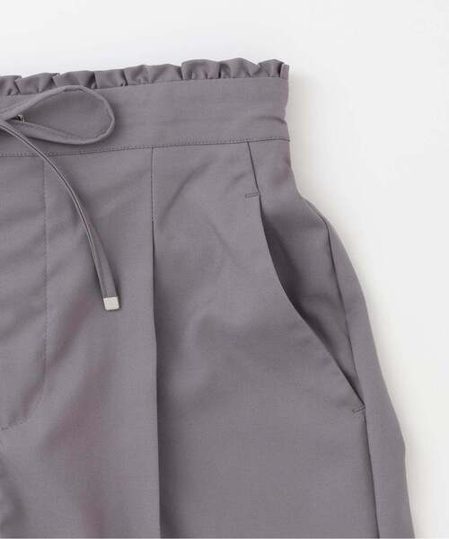 petit main LIEN（プティマインリアン）の「ワイドストレートイージーパンツ（その他パンツ・レディース・グレー/ダークブラウン/ベージュ・F）」の6枚目の写真